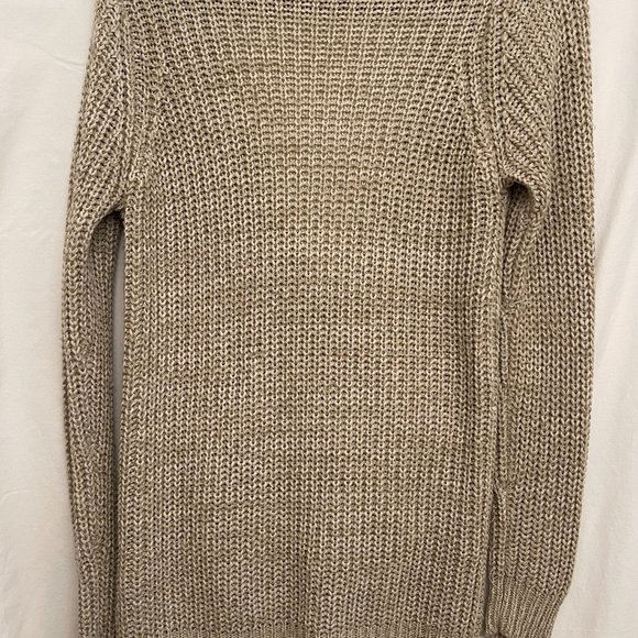 Urban outfitters sparkle and fade beige cardigan Size Small - Picture 4 of 5